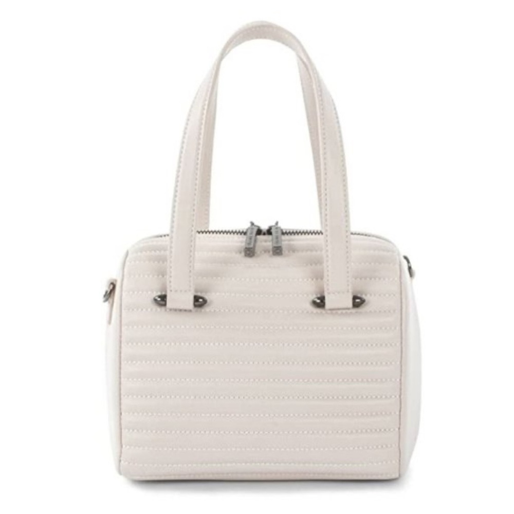 CELINE DION Vibrato Satchel Top Handle Cross Body Leather Purse NEW Retail $400